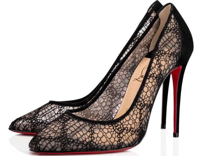 scarpe louboutin pizzo