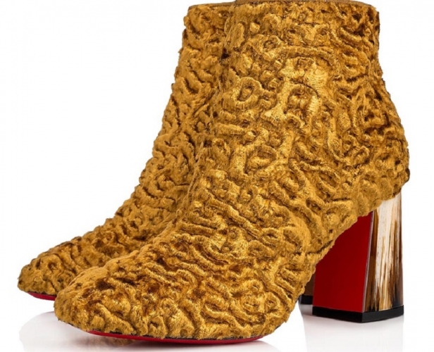 stivale louboutin oro