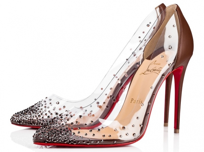 scarpe louboutin strass